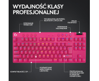 LOGITECH G PRO X TKL Lightspeed Tactile magenta 920-012159 - 1172774 - zdjęcie 10